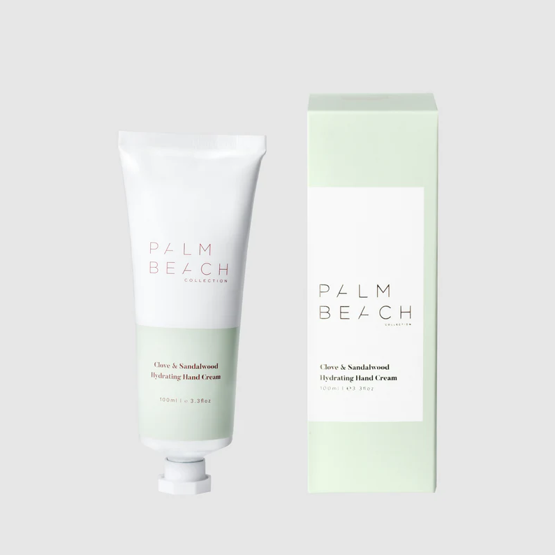 Clove & Sandalwood Hydrating Hand Cream 100ml - Palm Beach Collection