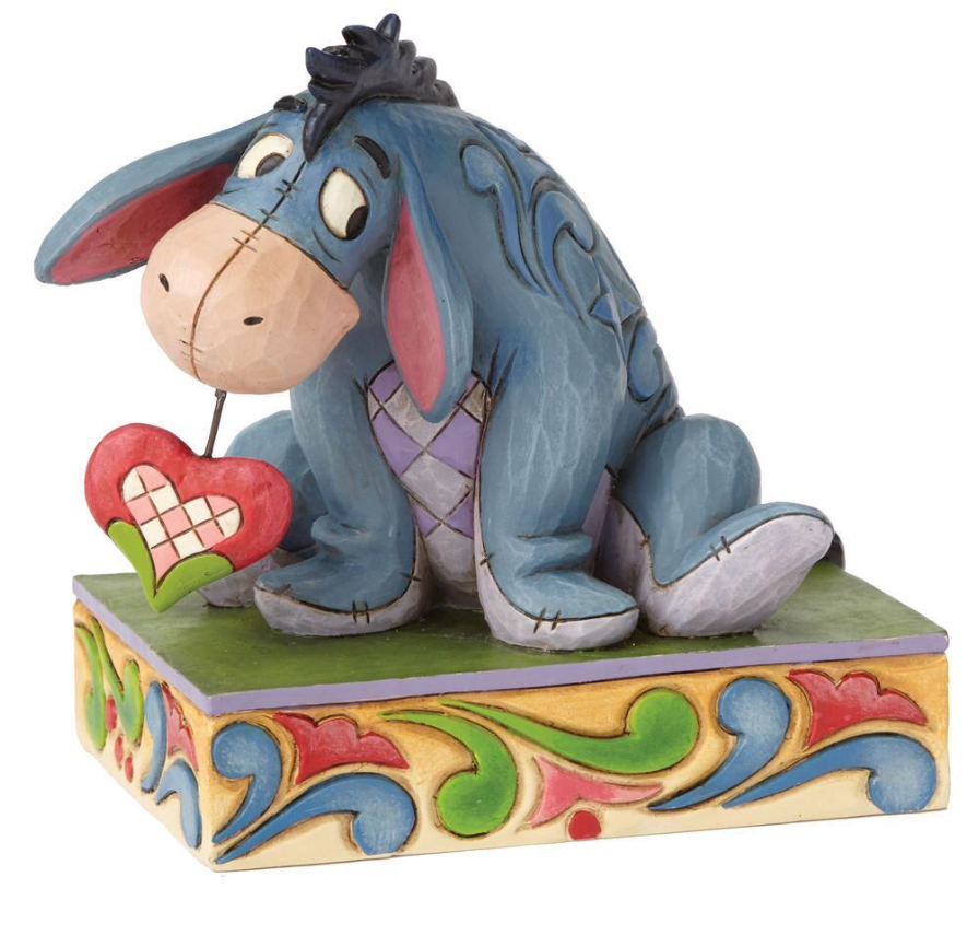 Winnie The Pooh - Eeyore 'Heart On A String' Figurine - Disney Traditions by Jim Shore