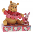 Winnie The Pooh - Pooh & Piglet Handmade Valentines - Disney Traditions by Jim Shore