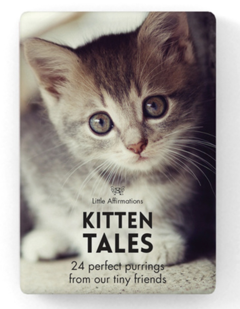 Kitten Tales - 24 Affirmation Cards + Stand