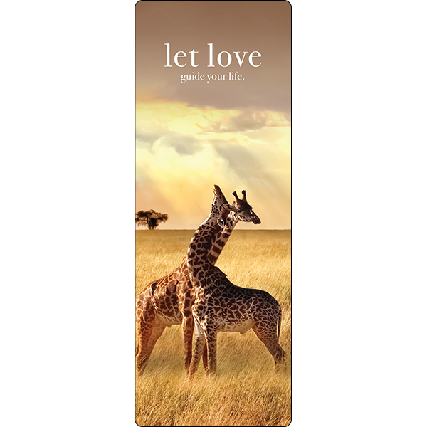 Let Love Guide Your Life Inspirational Bookmark - Affirmations