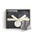 Demdaco Men's Giving - Navy Slipper Socks