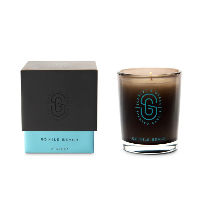 90 Mile Beach 90g Candle - Scarlet & Grace