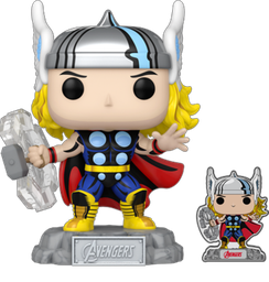 Avengers: Comics - Thor 60th Anniversary with Enamel Pin Funko Pop! Vinyl Figure