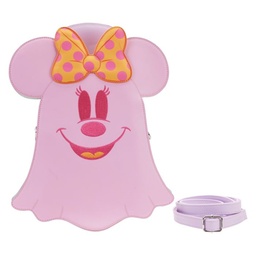 Disney - Reversible Pastel Ghost Minnie & Mickey Crossbody Bag - Loungefly
