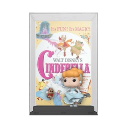 Disney 100th Anniversary - Cinderella with Jaq Funko Pop! Poster Vinyl Figure