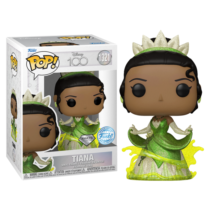 Disney 100 - Tiana Diamond Glitter Funko Pop! Vinyl Figure #1321