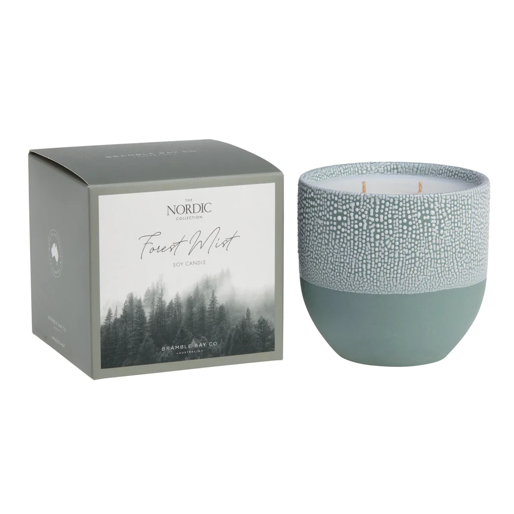 Nordic Forest Mist 400g Candle - Bramble Bay