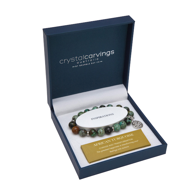 Bracelet African Turquoise Tree Of Life - Bramble Bay