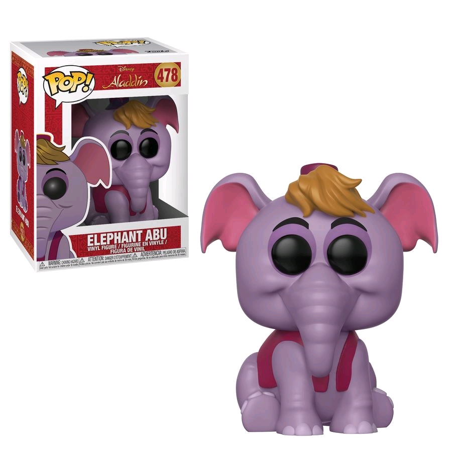 Funko Pop! Disney Aladdin - Elephant Abu #478 Vinyl Figure