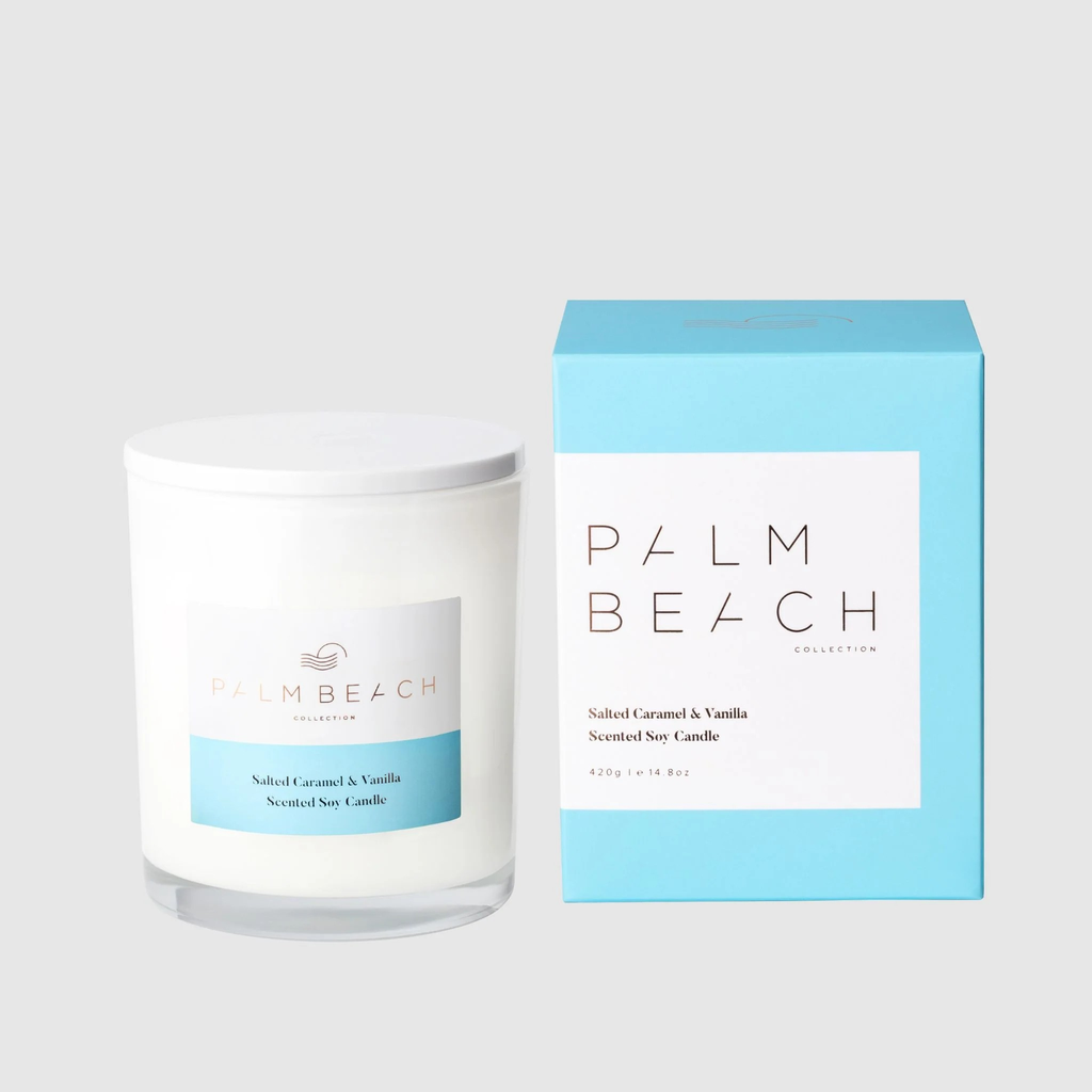 Salted Caramel & Vanilla - Standard Candle - Palm Beach Collection