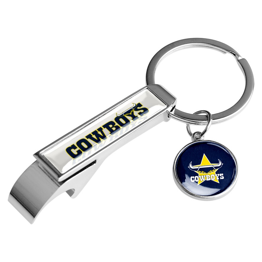 NRL North Queensland Cowboys Bottle Opener Keyring