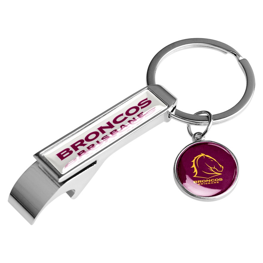 NRL Brisbane Broncos Bottle Opener Keyring