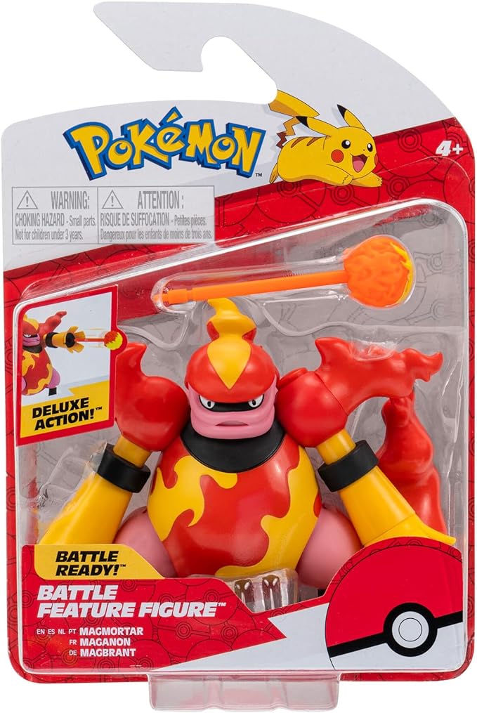 Pokémon - Battle Feature 11.5cm Figure - Magmortar