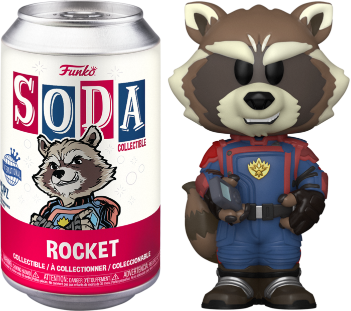 Guardians of the Galaxy 3 - Rocket Funko Pop! Vinyl Soda Figure
