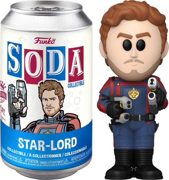 Guardians of the Galaxy 3 - Star-Lord Funko Pop! Vinyl Soda Figure (with Chase)