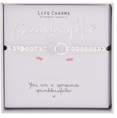 Granddaughter - Life Charms Bracelet