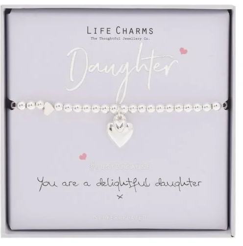 Daughter - Life Charms Bracelet