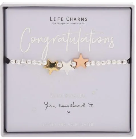 Congratulations - Life Charms Bracelet