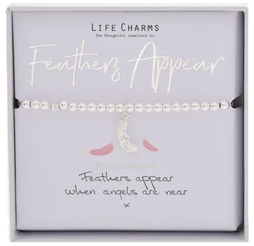 Feathers Appear - Life Charms Bracelet