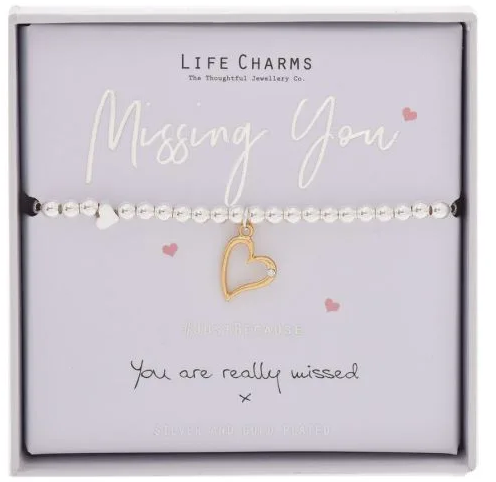 Missing You - Life Charms Bracelet
