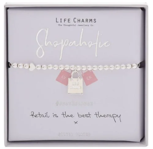 Shopaholic - Life Charms Bracelet
