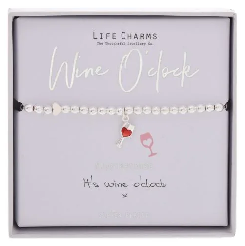 Wine O'clock - Life Charms Bracelet