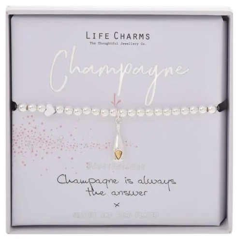 Champagne - Life Charms Bracelet