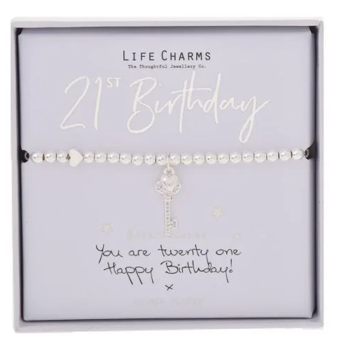 21st Birthday - Life Charms Bracelet