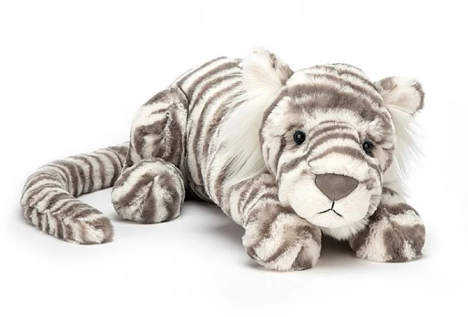 Sacha Snow Tiger Jellycat Little