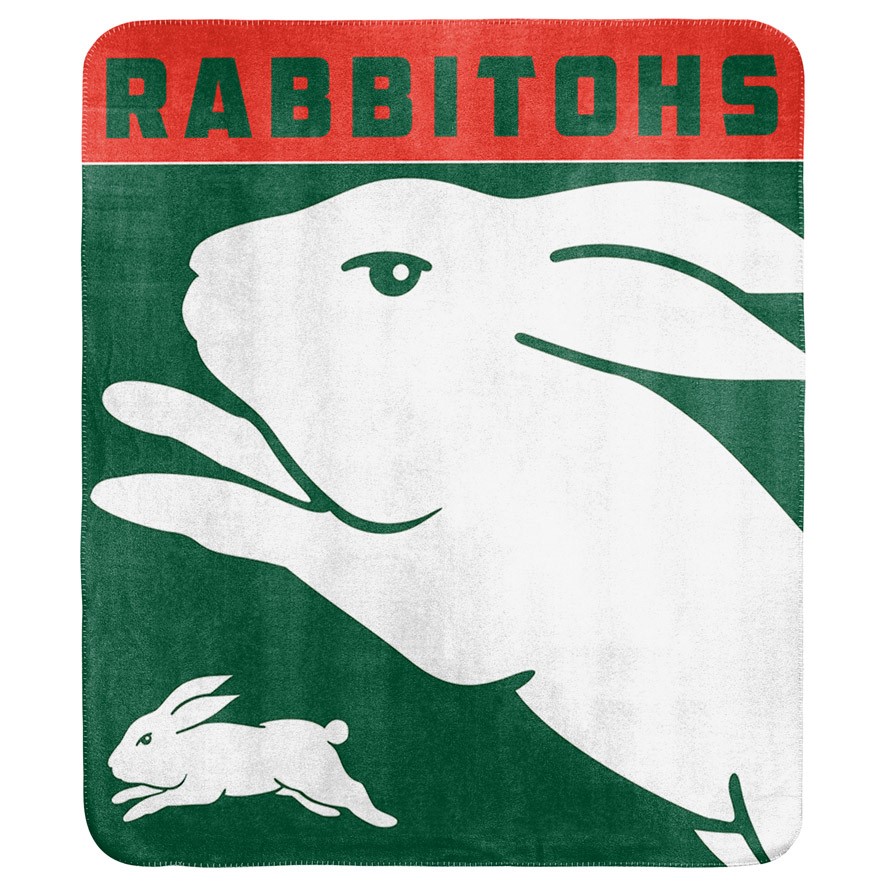 NRL South Sydney Rabbitohs Fleece Blanket
