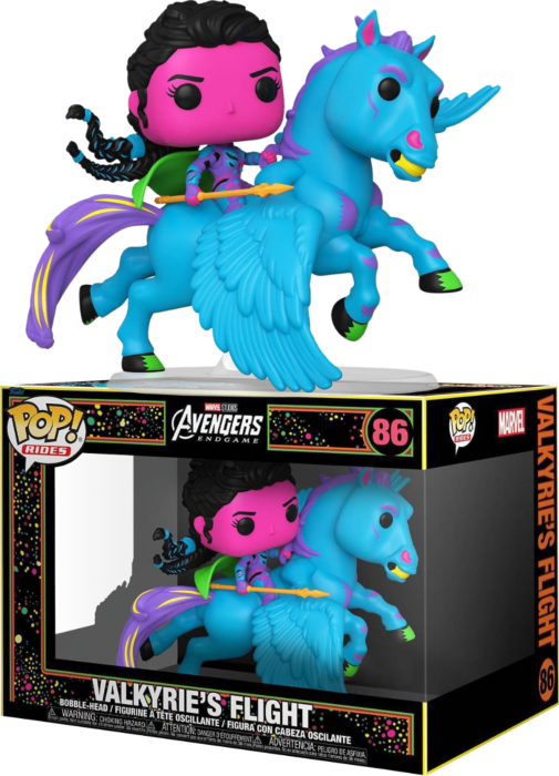Avengers 4: Endgame - Valkyrie's Flight Blacklight Funko Pop! Vinyl Ride #86