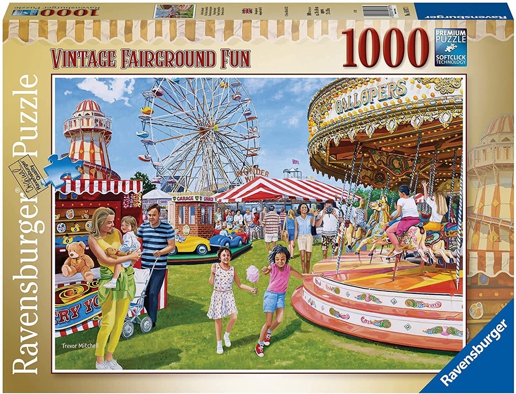 Vintage Fairground Fun 1000pc Puzzle - Ravensburger