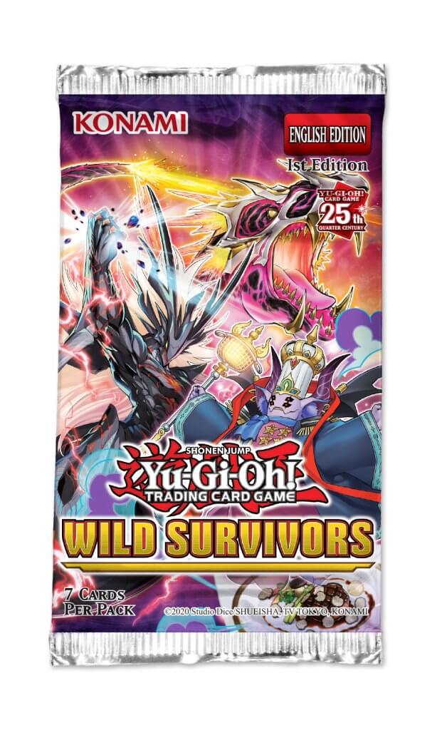 Yu-Gi-Oh! Trading Card Game - Wild Survivors - 7 x Card Booster Pack