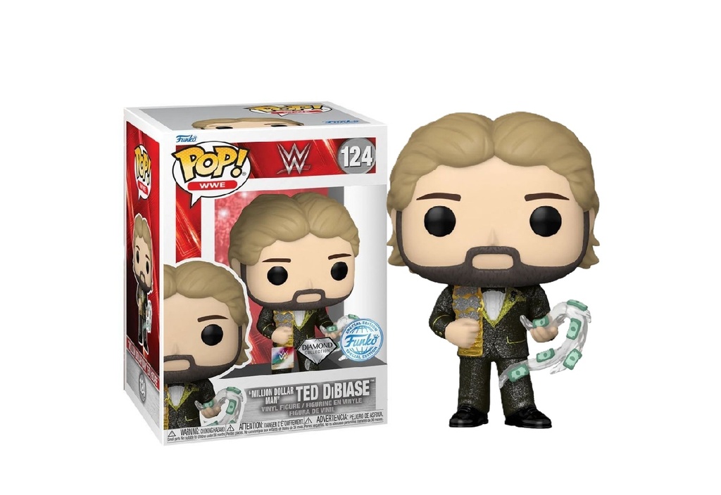 WWE - Ted DiBiase (Million Dollar Man) Wrestlemania Funko Pop! Vinyl Figure #124