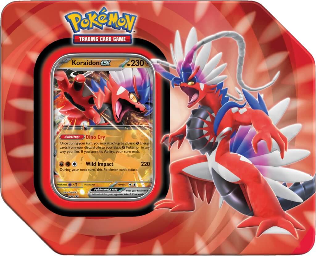 Pokémon Cards TCG Paldea Legends Tin