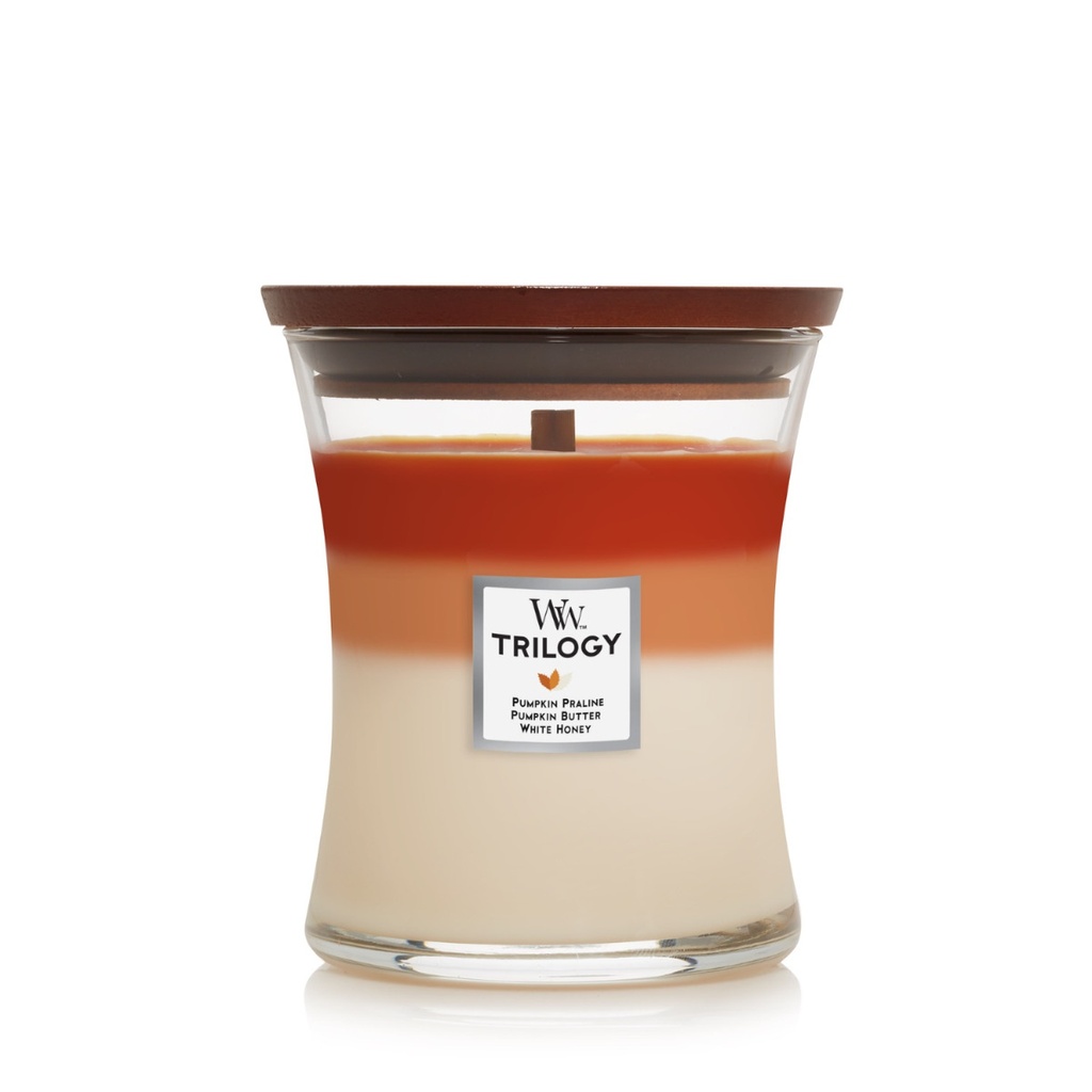 Pumpkin Gourmand Trilogy Medium Candle - WoodWick