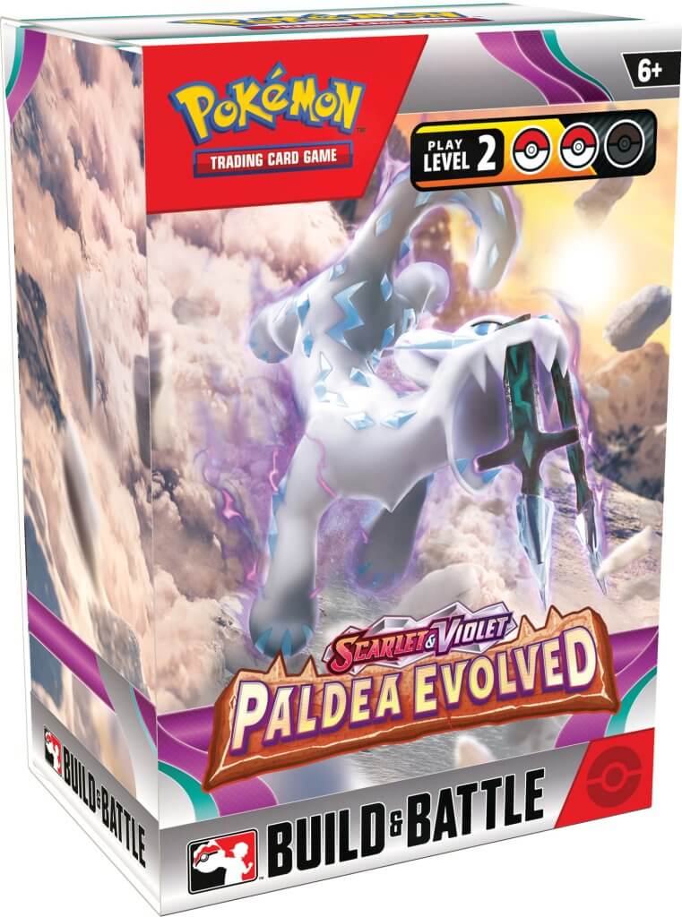 Pokémon Cards TCG Scarlet and Violet 2  Paldea Evolved Build & Battle Box