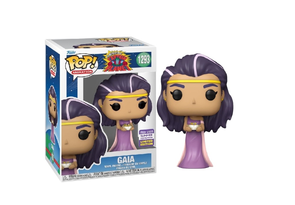 Captain Planet - Gaia SDCC 2023 Summer Convention Exclusive Funko Pop! Vinyl #1293
