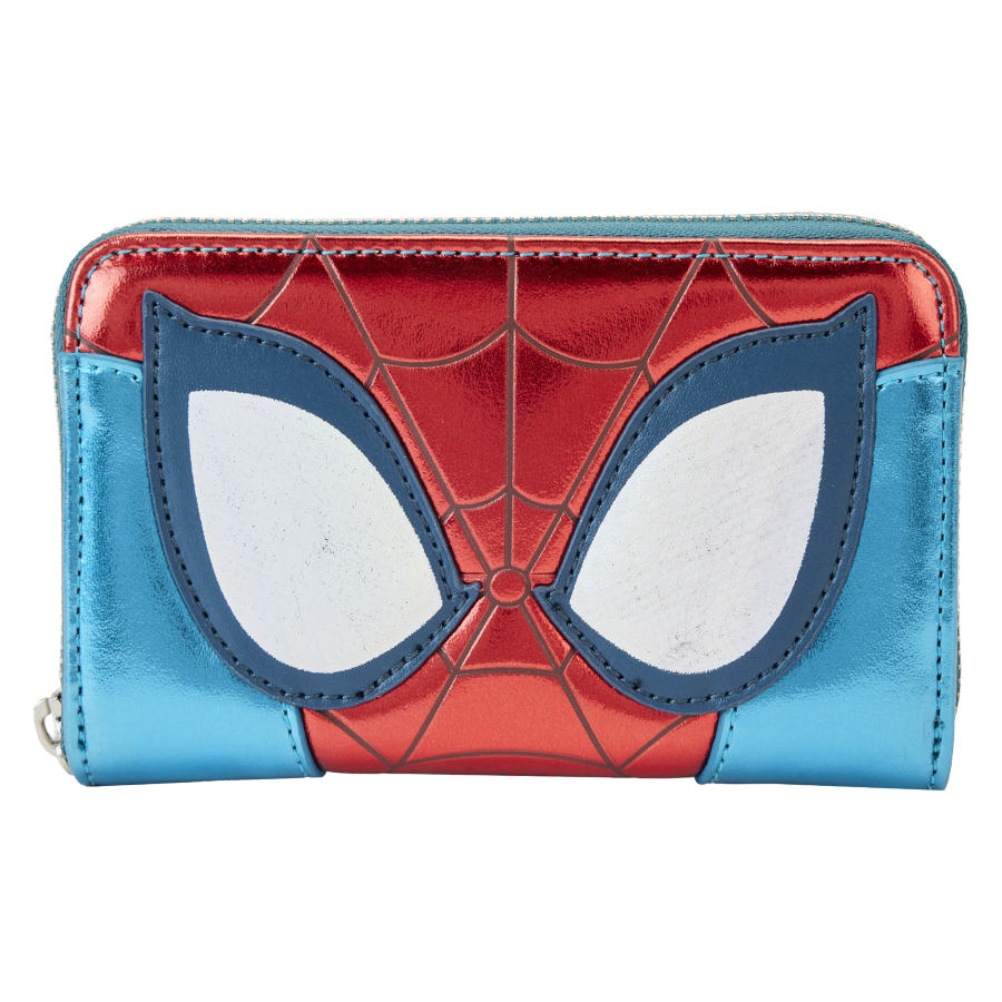 Marvel Shine SpiderMan Zip Around Wallet - Loungelfy