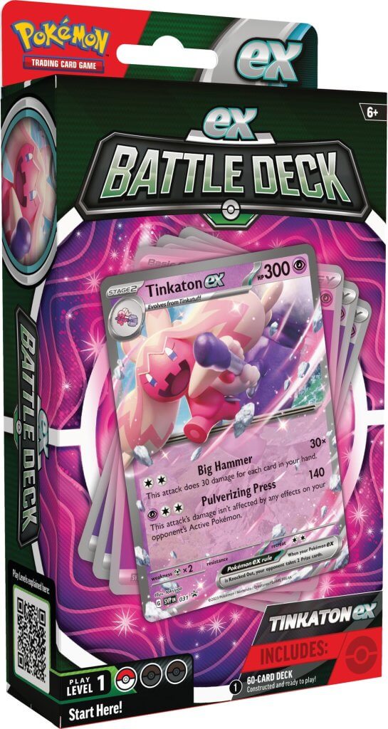 Pokémon Cards TCG - Chein-Pao & Tinkaton ex  Battle Deck