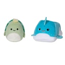 Squishmallows Squishville Mini Plush in Vehicle - Turtle and Whale