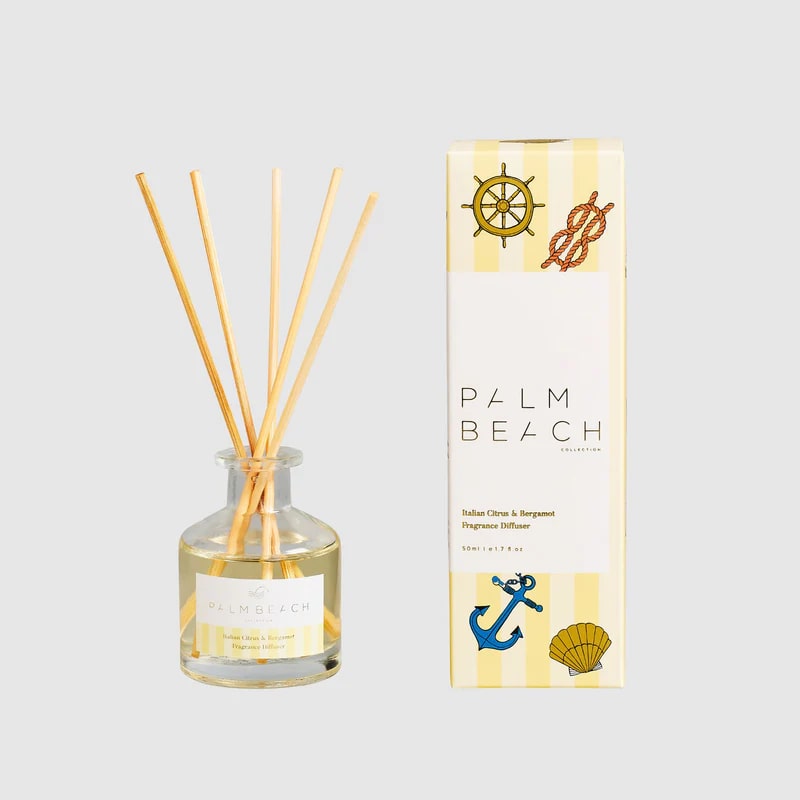 Italian Citrus & Bergamot Mini Fragrance Diffuser 50ml - Palm Beach Collection