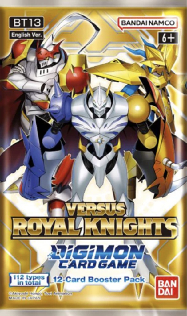 Digimon versus Royal Knights Trading Cards - 12 pack Booster
