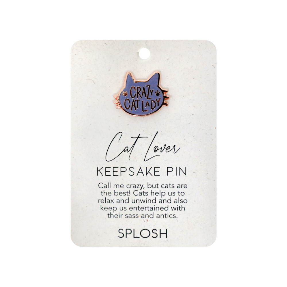 Cat Lover Keepsake Pin - Splosh