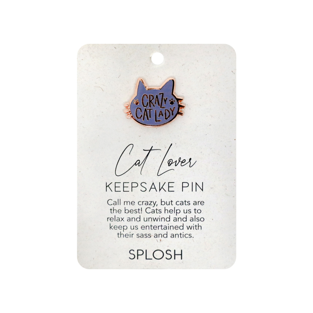 Cat Lover Keepsake Pin - Splosh