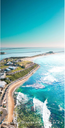 Nobbys Curves Beach Towel - Destination Label