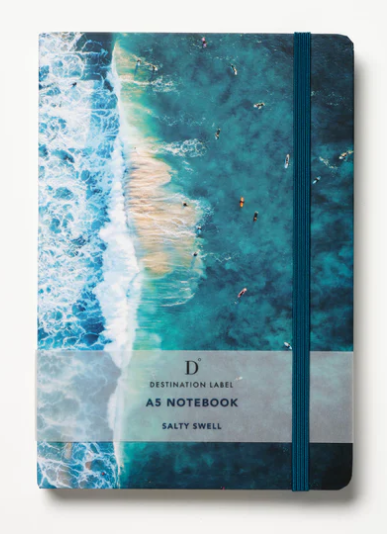 Salty Swell Notebook - Destination Label