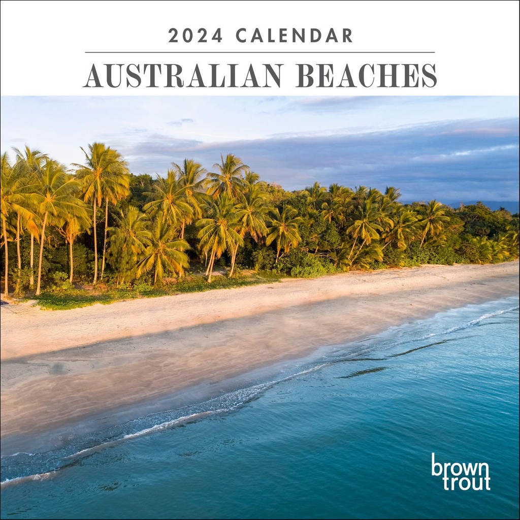 Australian Beaches Mini 2024 Calendar