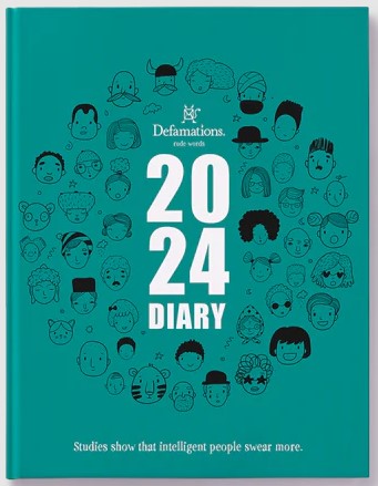 ​​​Defamations Teal 2024 Diary